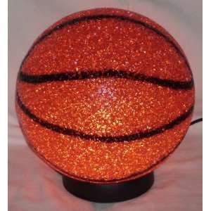 Basket Ball Sparkle Lamp Molded Light Glow A slam dunk Soft Plastic 