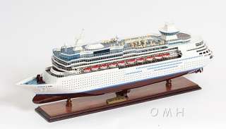 The model boat measures 32 long from bow to stern. Its a magnificent 