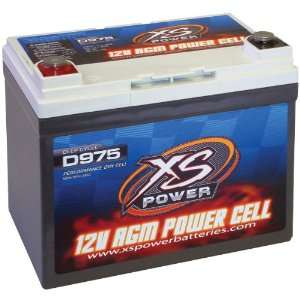 Power D975 AGM Audio Series 2100 Max Amp 525 Cranking Amp 12V Battery 