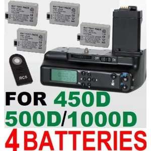  LCD Battery Grip BG E5 for Canon 450D 500D 1000D Cameras 