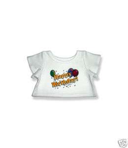 Clothes that fit Build a Bear Happy Birthday T Shirt  