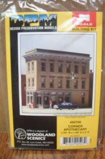 DPM CORNER APOTHECARY N SCALE BUILDING KIT  