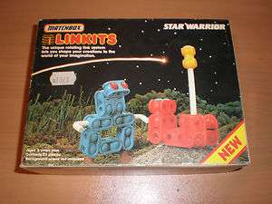 1984 VINTAGE MATCHBOX LINKITS STAR WARRIOR BUILDING TOY MIB  