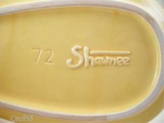 CORN BUTTER DISH MARKED SHAWNEE # 72  