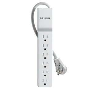  3 each Belkin 6 Outlet Surge Protector (BE106001 08R DP 