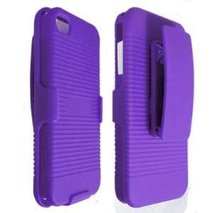 Hard Rubberized Protective Skin Shell Case and Belt Clip Holster Combo 