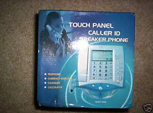 Touch Panel Caller ID Speaker Phone, New  
