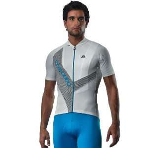  Etxeondo Denali Cycling Jersey White/Blue Size M Sports 