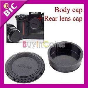 Rear Lens Cover + Camera Body Cap for Nikon DSLR SLR  