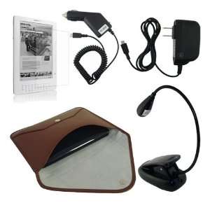   Black+Micro USB Car Charger Black+Black E book Reader Light+Screen