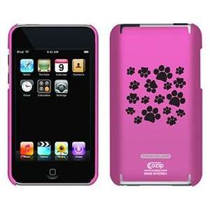  Paw Print Black on iPod Touch 2G 3G CoZip Case 