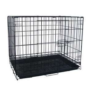  Large Black Wire Dog Kennel / Pet Cage 30x21x24 Pet 