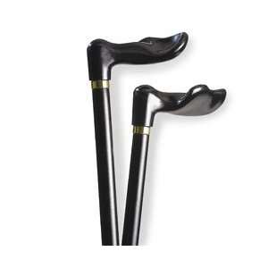 Wood cane   Black Left handle, this cane is designed to fit the hand 