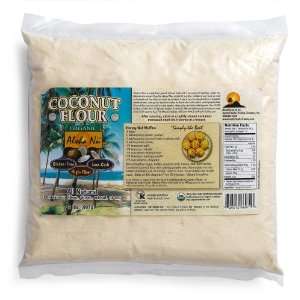Aloha Nu Certified Organic Coconut Flour, 32 Ounce Bag