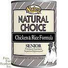 Nutro Natural Choice Senior Chicken & Rice Canned Dog