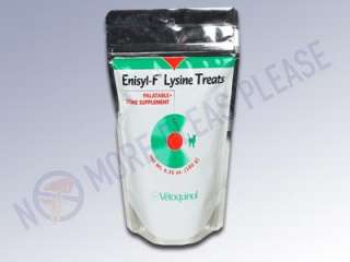 Enisyl F Lysine Treats for Cats 6.35 oz Pouch (180g) by Vetoquinol 