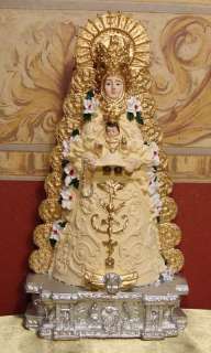 Virgen del Rocio Virgin Statue Imagen Catolica Catholic  