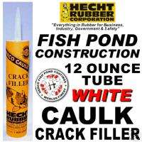 Fish Pond Caulk and Crack Filler (White) 12 oz.  