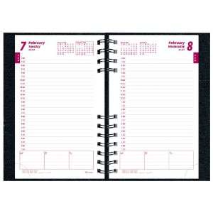  Brownline 2012 CoilPro Daily Planner, Black, 8 x 5 Inches 