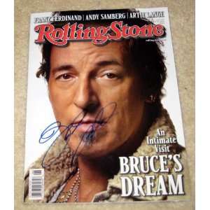 BRUCE SPRINGSTEEN signed AUTOGRAPHED Magazine 