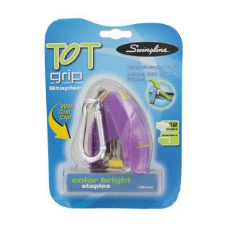 Swingline Tot Grip Mini Assorted Color Bright Staplers  