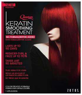 Quantum Keratin Smoothing Treatment Color Treated Hair Formula NO 