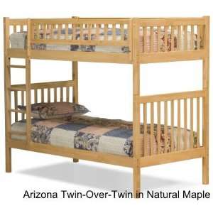    Arizona Natural Maple Bunk Bed   Atlantic 61205