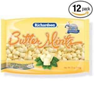 Richardson Butter Mints, 12 Ounce Packages (Pack of 12)  