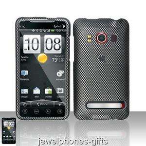For HTC EVO 4G (Sprint) Black Checkers Rubberized Design Hard Phone 