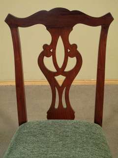 Set 6 SOLID CHERRY CHIPPENDALE Claw & Ball Dining SIDE CHAIRS 
