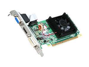   1GB 64 bit DDR3 PCI Express 2.0 x16 HDCP Ready Low Profile Video Card