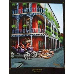  French Quarter Crawfish Sambola New Orleans Cajun Art 