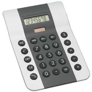    Japan® Black and Silver Dual Powered Calculator