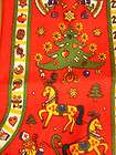 vintage NEW CLOTH CHRISTMAS STOCKING 24 day countdown H