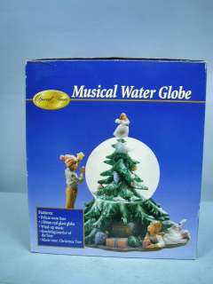   Water Globe by Special Times MIB   Plays Christmas Tree  