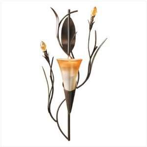   Dawn Lily Candle Holder Home Accent Decor Wall Sconce