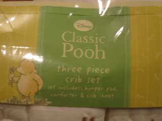 Classic Pooh A BEAR AND HIS THINGS Crib Bedding Set  