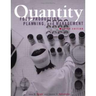 Quantity Food Production, Planning, and Management Lendal H 