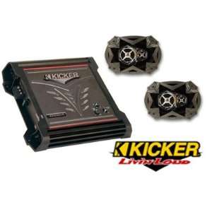   CHANNEL AMP w/PAIR OF KICKER DS6930 6x9 SPEAKERS