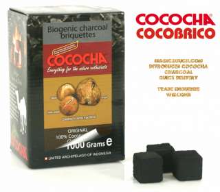 Cococha coco bricks   Pure Coconut Charcoal   4kg  