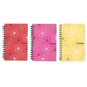 Carolina Pad Whimsical Flower Journals, 8.5 x 5.375 Inches, 100 Sheets 