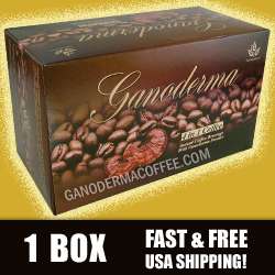 Ganoderma 4 in1 Healthy Gano Coffee w/ creamer   1 box   20 ct   Free 
