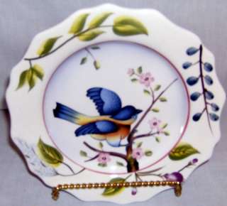 Homco Home Interiors Songbird Plates Set of 3 NEW in Bx  