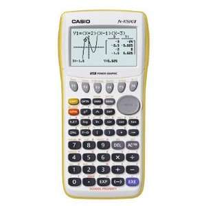  Casio Graphing Calculator Yellow Sch Electronics