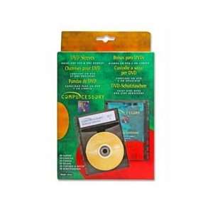   CD/DVD Half Sheet Storage Binder Filing Sleeve Electronics