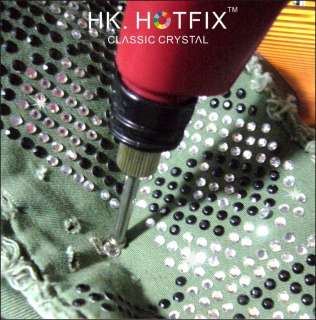 HOT FIX iron on Applicator Wand CORDLESS Battery Tool W  
