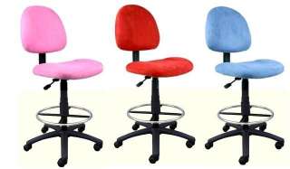 NEW PINK RED OR BLUE DRAFTING BAR COUNTER STOOLS CHAIR  