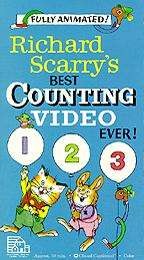 Richard Scarrys Best Counting Video Ever VHS  