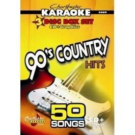 The 90s Country Hits 50 song KARAOKE CB5009 Chartbuster  