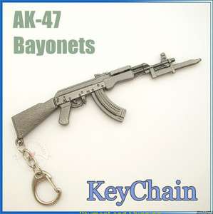 Cross Fire Game anime MINIATURE Bayonets AK47 Rifle Gun Model KeyChain 